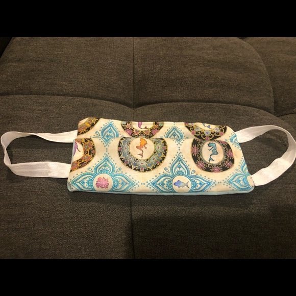 NEW 2 face masks MERMAIDS homemade - SET OF TWO - Picture 3 of 10